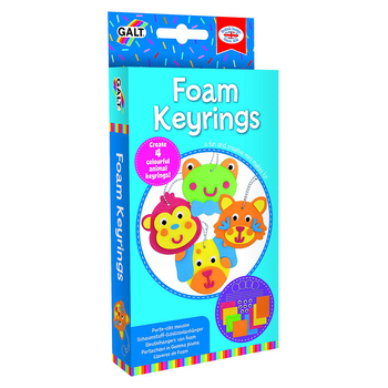 Galt Mini Makes Foam Keyrings Kids/Childrens Activity Kit Toy 5y+