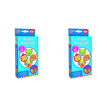 2PK Galt Mini Makes Foam Keyrings Kids/Childrens Activity Kit Toy 5y+