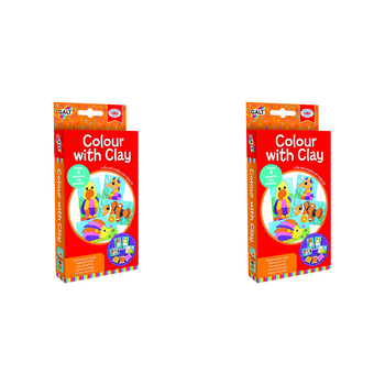 2PK Galt Mini Makes Colour With Clay Kids/Childrens Activity Kit Toy 5y+