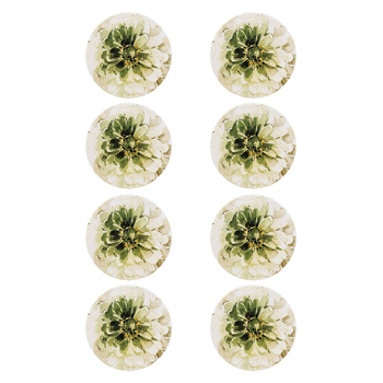 8PK Splosh Greenhouse 11cm Ceramic Succulent Coaster Drink Mat Round