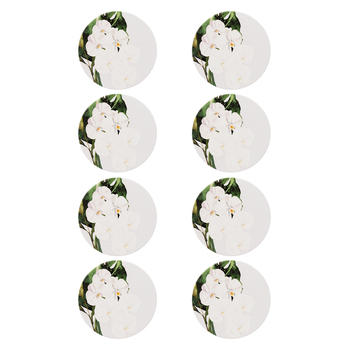 8PK Splosh Greenhouse 11cm Ceramic Pansy Coaster Drink Mat Round