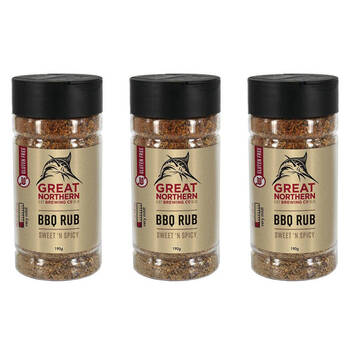 3PK Hot Shots Great Northern Sweet N Spicy Herbs & Spices 190g Cooking Seasoning