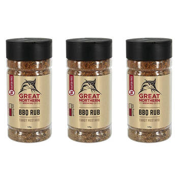 3PK Hot Shots Great Northern Tangy Mustard Herbs & Spices 135g Cooking Seasoning