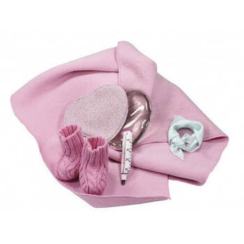 7pc Gotz Accessories Get Well & Bedding Set Baby Girl Doll Toy Pink