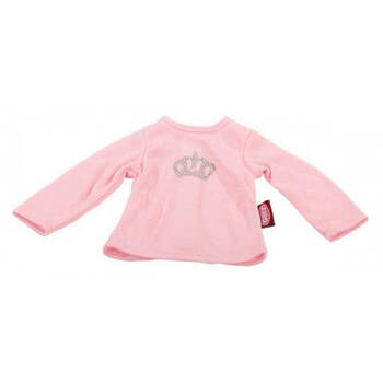 Gotz Wardrobe Pink Long Sleeved Tshirt w/ Crown Baby Girl Doll Clothes Toy 42cm