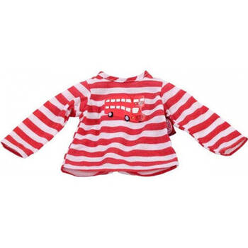 Gotz Wardrobe Red Stripy T-Shirt w/ Bus Baby Doll Clothes Toy 30-33cm