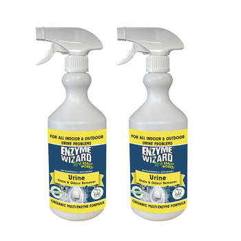 2PK Enzyme Wizard Urine Stain And Odour Remover 750ML Spray Bottle