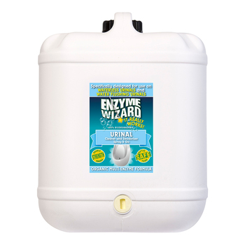 Enzyme Wizard Urinal Cleaner & Deodoriser For Waterless/Flushing Urinals 20L
