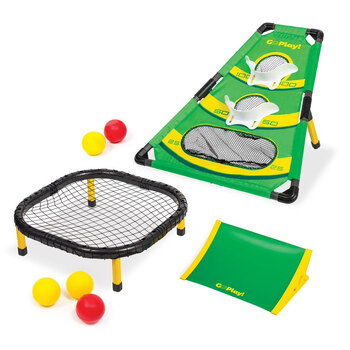 Go Play 4-in-1 Rebounder Outdoor Toy Game Play 5y+