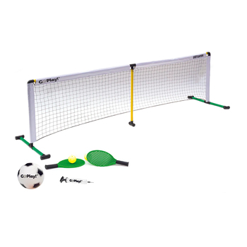 Go Play! Racquet/Soccer Tennis Combo Kids/Outdoor Sports Set 8y+