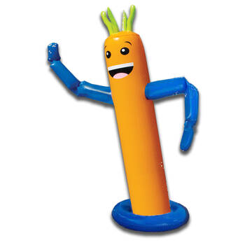 Go Play! Wacky Wiggles Sprinkler Large Inflatable Water Toy Orange 3Y+