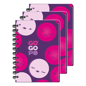3PK GoGoPo 3D Effect Notepad