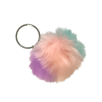 GoGoPo Fluffy Keyring Pastel