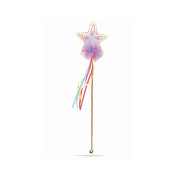 Great Pretenders Multi Pastel & Gold Glitter Rainbow Wand 3y+