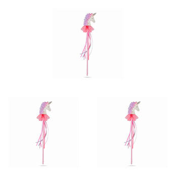 3PK Great Pretenders Unicorn Wand Costume Accessory Kids 3y+