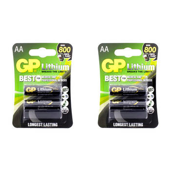 2PK 1.5V AA GP LITHIUM FR6 PK2