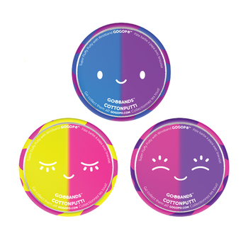 3PK Goobands Fluffiputti Toocolour 7cm - Assorted