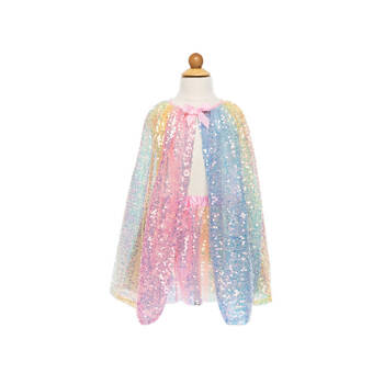 Great Pretenders Ombre Sequins Cape Size 4-6 Costume 4y+