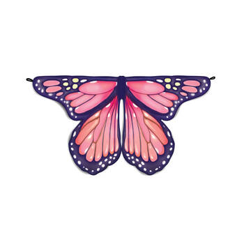 Great Pretenders Mystical Monarch Kids Costume Soft Wings Accessory Size 4-6