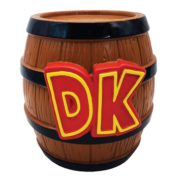 Donkey Kong Money/Coin Bank Saver DK Barrel Shape