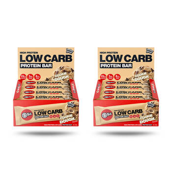 2x 12PK BSc High Protein Low Carb Bar No Added Sugar 60g Serve Cookie Dough