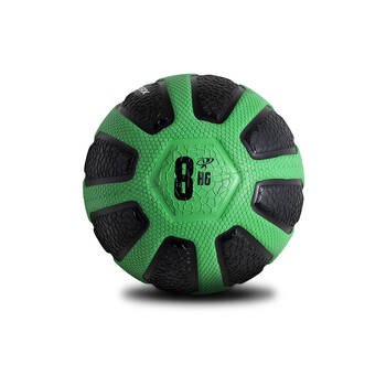 Bodyworx Medicine Ball Home Gym Crossfit Workout Exercise 8kg Black/Green