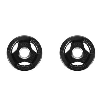 2PK Bodyworx Standard Rubber Ezy Grip Disc Weight Plate Home Gym Exercise 2.5kg