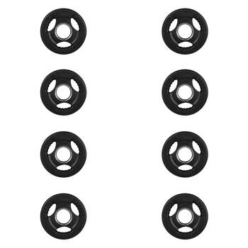 8PK Bodyworx Standard Rubber Ezy Grip Disc Weight Plate Home Gym Exercise 1.25kg