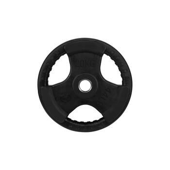 Bodyworx Standard Rubber Ezy Grip Disc Weight Plate Home Gym Exercise 20kg