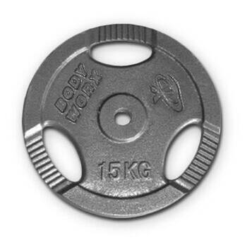 Bodyworx Ezy Grip Standard Disc Weight Plate Home Gym Workout Exercise 15kg