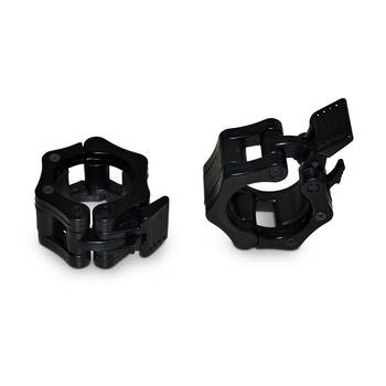 2pc Bodyworx Quick Release Barbell Collar Pair For Olympic Bars Black