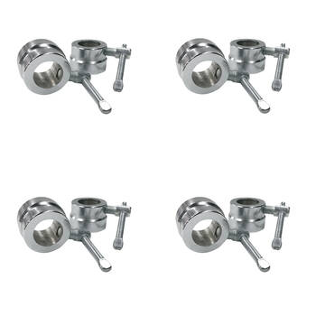 4PK Bodyworx Standard Chrome Collars For 28mm Weight Handle Bar Pair