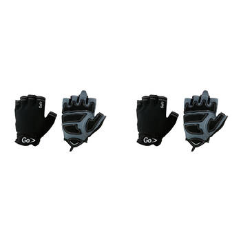 2PK GoFit Cross Training Ergonomic Padded Gloves Mittens Pair XL