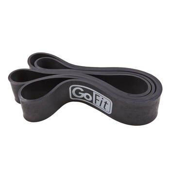 GoFit Super Band Yoga Fitness Exercise Resistance Loop 60-150lbs Black