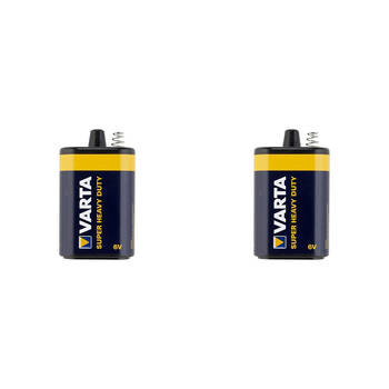 2PK AgBoss Varta Super Heavy Duty Everyday Single Use Battery 6V
