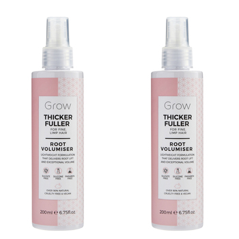 2PK Grow Thicker Fuller Root Volumiser Spray Hair Care/Styling 200ml