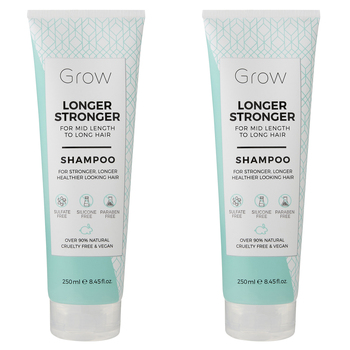 2PK Grow Longer Stronger Shampoo 250Ml Hair Care/Styling 250ml