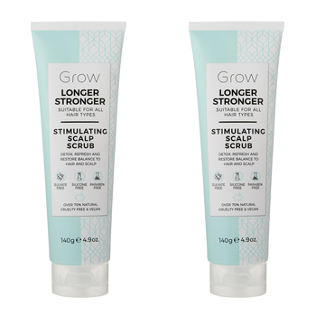 2PK Grow Longer Stronger Stimulating Scalp Scrub Hair Care/Styling 140g