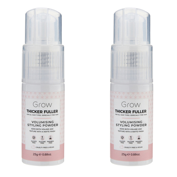 2PK Grow Thicker Fuller Volumising Styling Powder Hair Care/Styling 25g