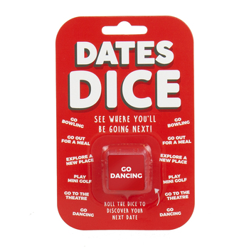 Gift Republic Dates Dice Couples Decision Game - Red
