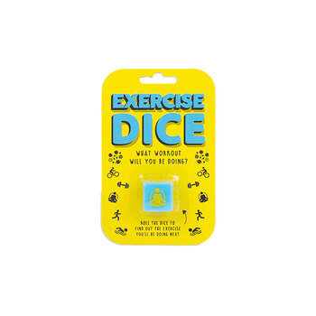 Gift Republic Exercises Dice Fitness/Workout - Blue