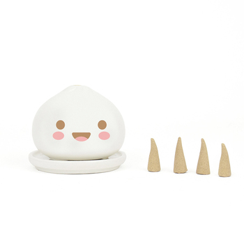 Gift Republic Dumpling Incense Burner w/ Cones/Dish