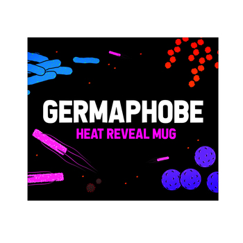 Gift Republic 350ml Germaphobe Heat Reveal Mug w/ Handle