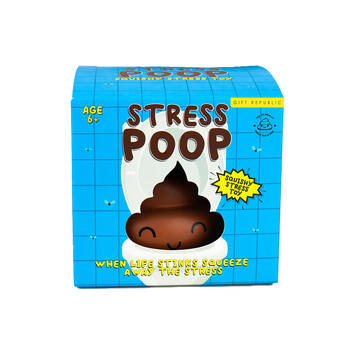 Gift Republic Poo Stress Relief Toy For Children And Adults 6Y+ Brown