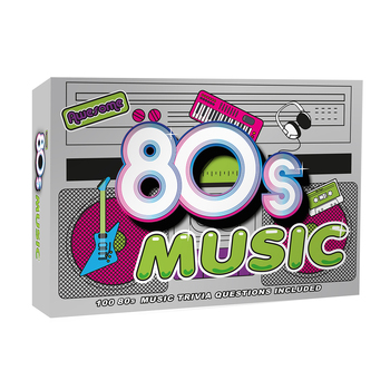 100pc Gift Republic Awesome 80s Music Trivia Question Cards