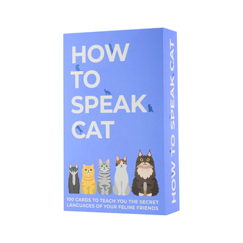 100pc Gift Republic How to Speak Cat Language Cards