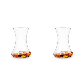 2PK Winex Rum Taster Curved Drinking Glass Drinkware - Clear