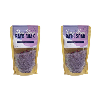2PK Gift Republic 250g Deep Sleep Bath Salt Soak - Lavender & Chamomile