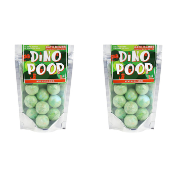 2x 10pc Gift Republic 15g Scented Dino Poop Bath Bombs - Tropical