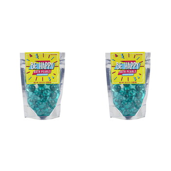 2x 20pc Gift Republic 5g Be Happy 90's Scented Bath Pearls - Blueberry